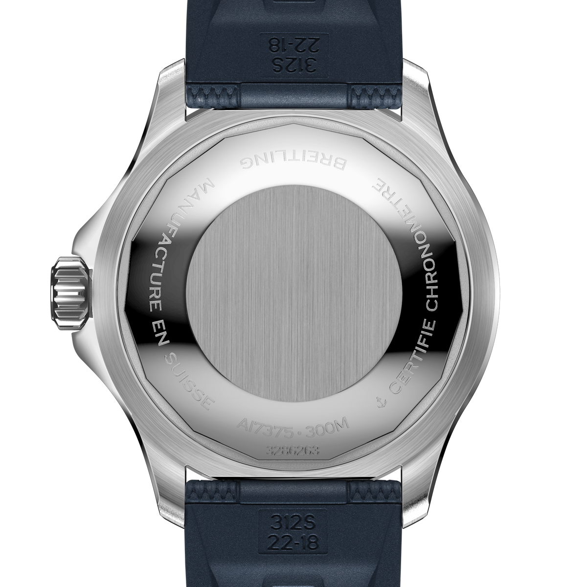 BRT Superocean Blue on Rubber Watch, 42mm