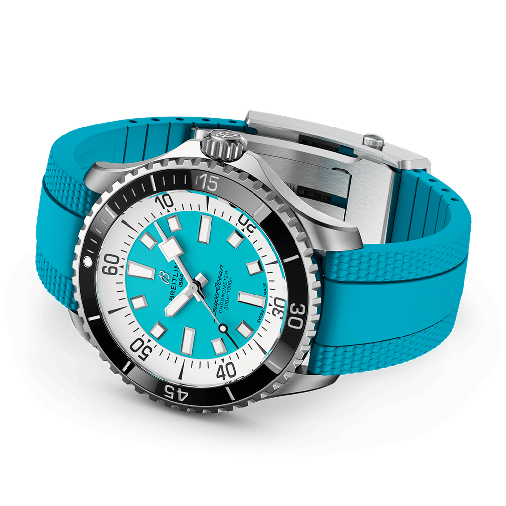 BRT Superocean Automatic 44 Watch with Turquoise Dial