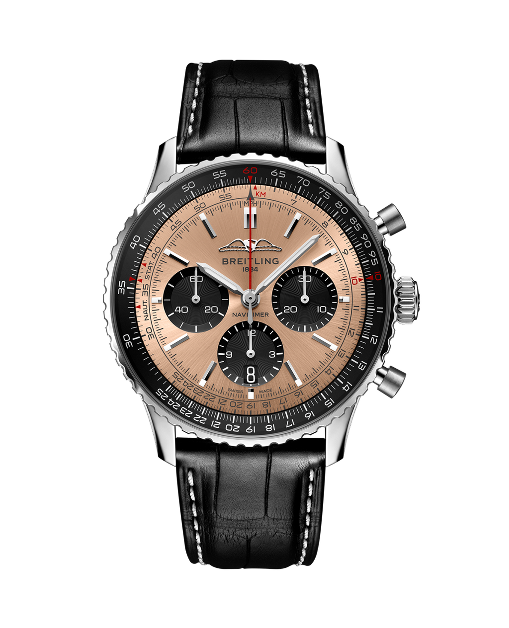 BRT Navitimer B01 43mm Watch with Copper Dial