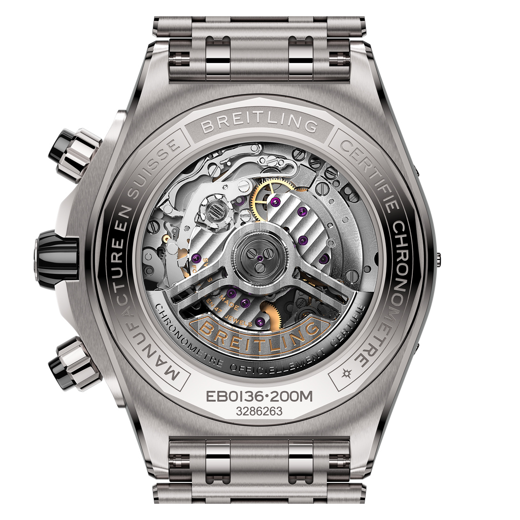 BRT Super Chronomat B01 44 Watch with Titanium Rouleaux Bracelet