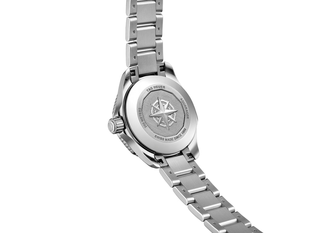 TGHR Aquaracer Professional 200 with White Dial & Diamonds