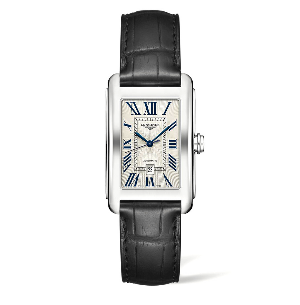LNGS DolceVita Collection 27mm Gent's Watch on Black Leather Strap