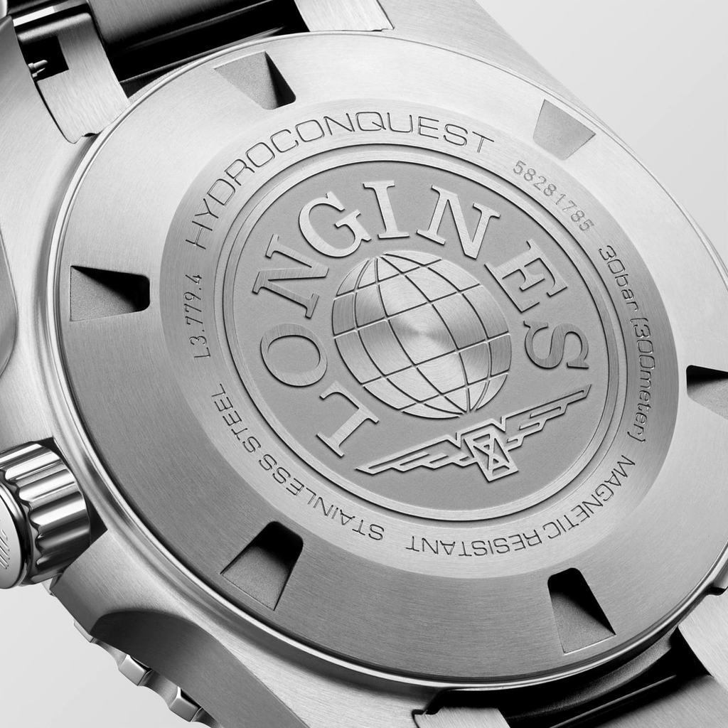 LNGS Hydroconquest 39mm Watch with Blue Dial