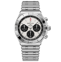 BRT Chronomat B01 Chronograph 42 Watch with White Panda Dial