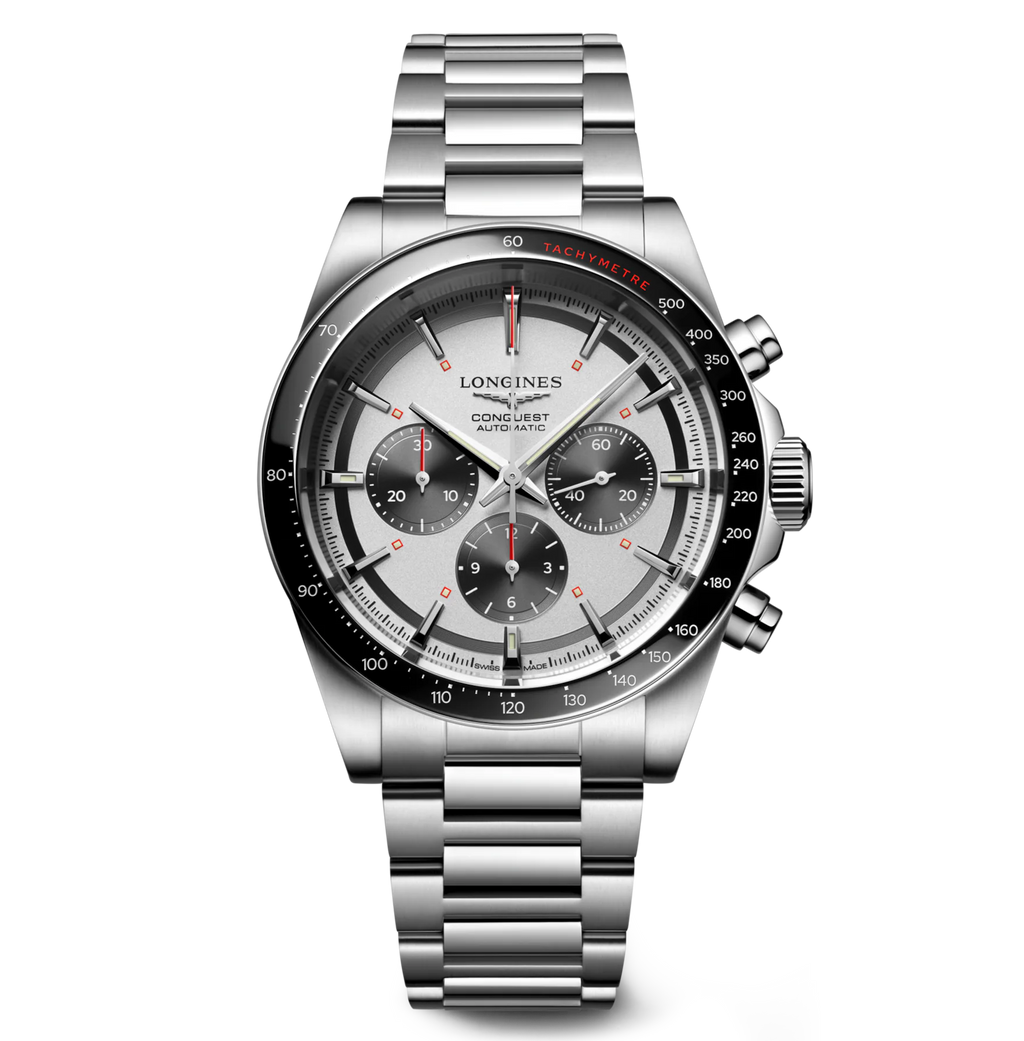 LNGS Conquest 42mm Watch with Panda Dial