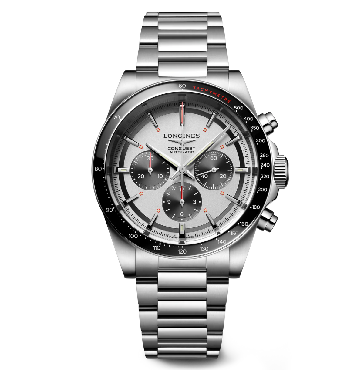 LNGS Conquest 42mm Watch with Panda Dial