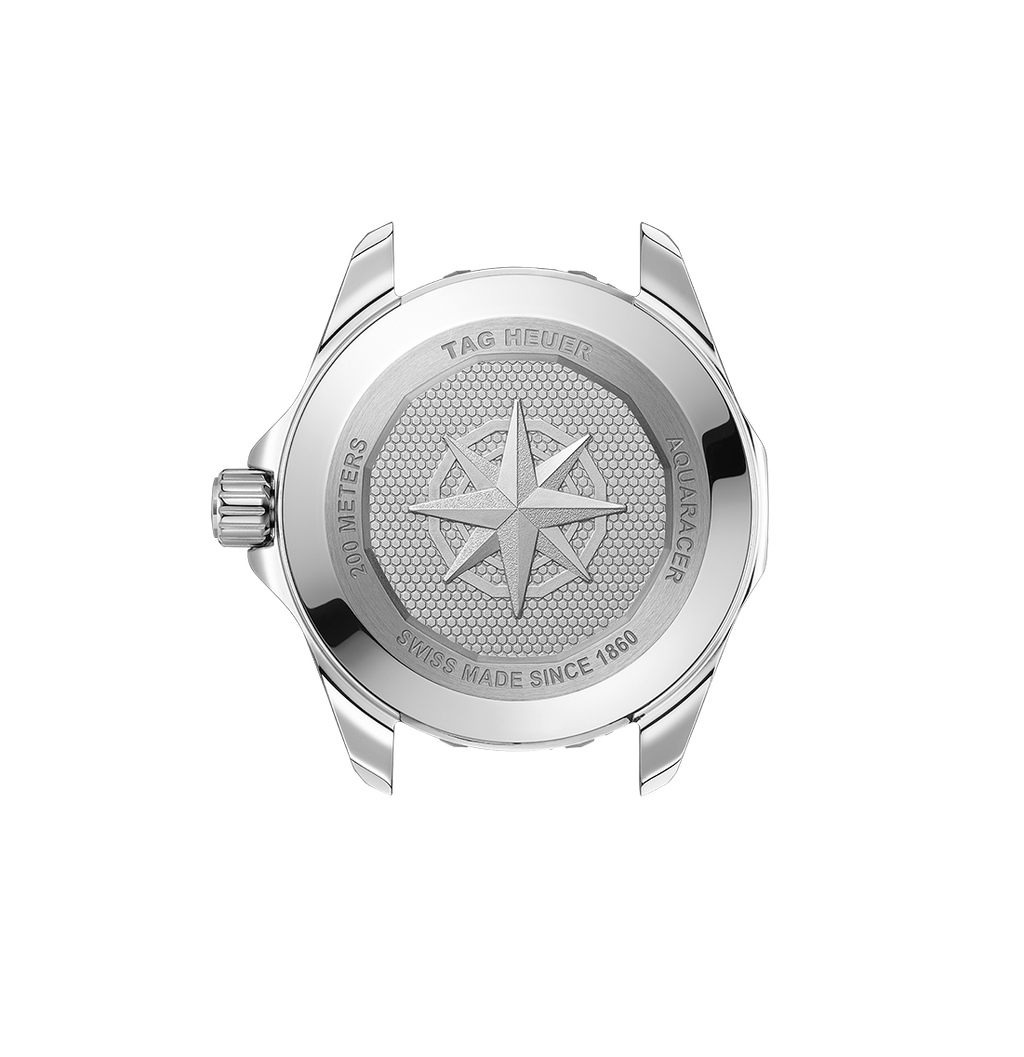 TGHR Aquaracer Professional 200 Solargraph Watch with Black Sunray Brushed Dial