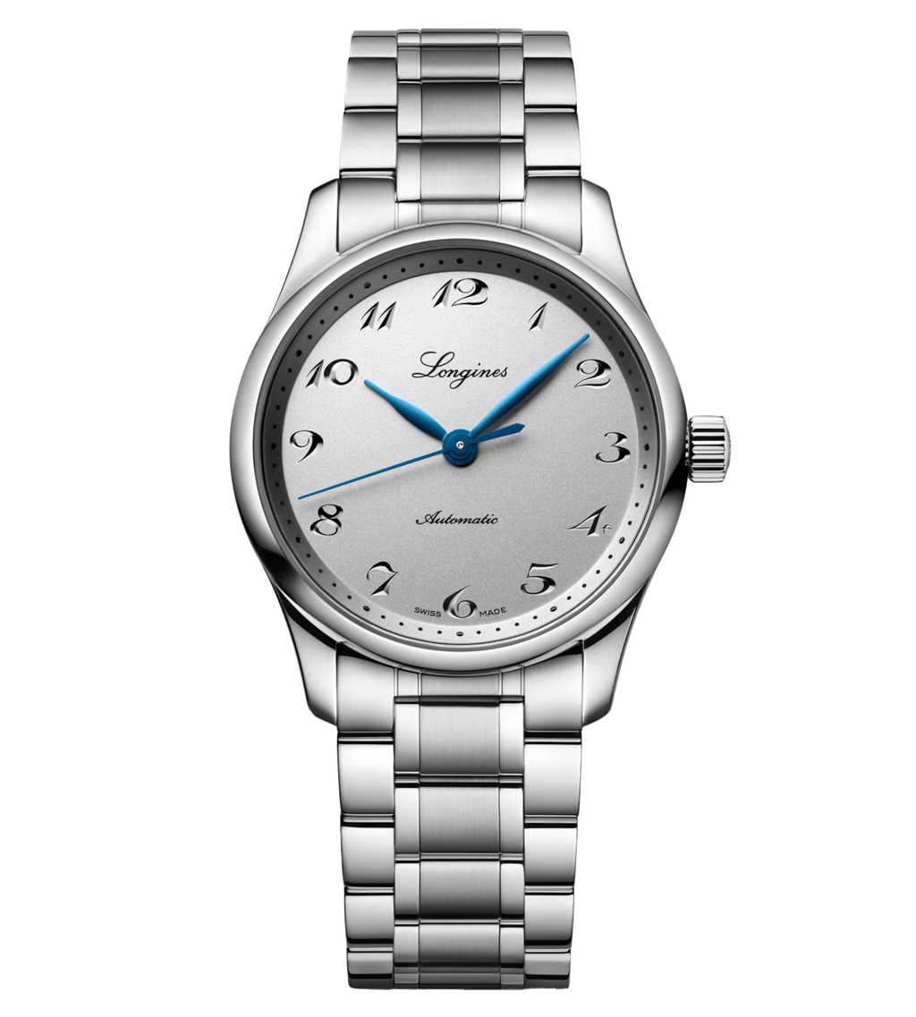 LNGS Master 34mm Watch with Blued Steel Hands