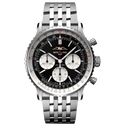 BRT Navitimer B01 Chronograph 43 Watch with Stainless Steel Bracelet