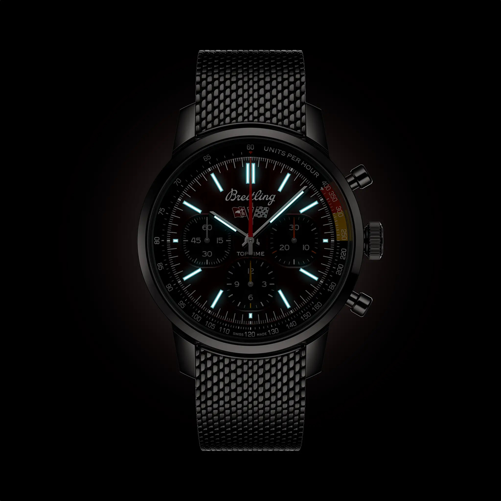 BRT Top Time B01 Chevrolet Corvette Watch with Red Dial