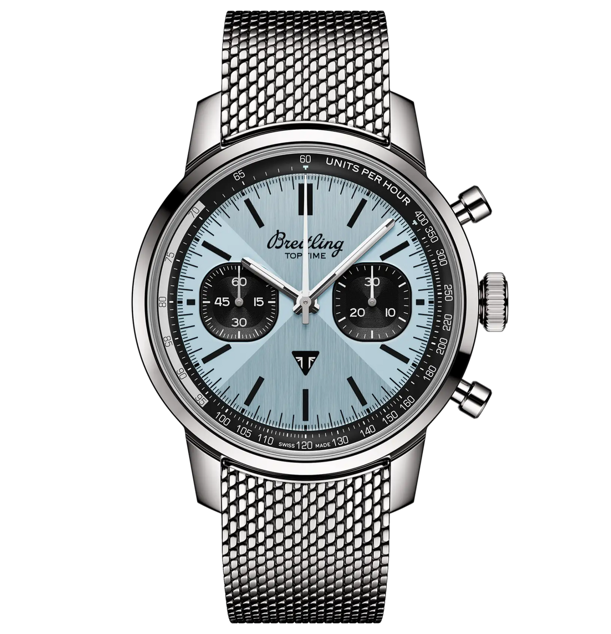 BRT Top Time B01 Triumph 41 Watch with Stainless Steel Bracelet