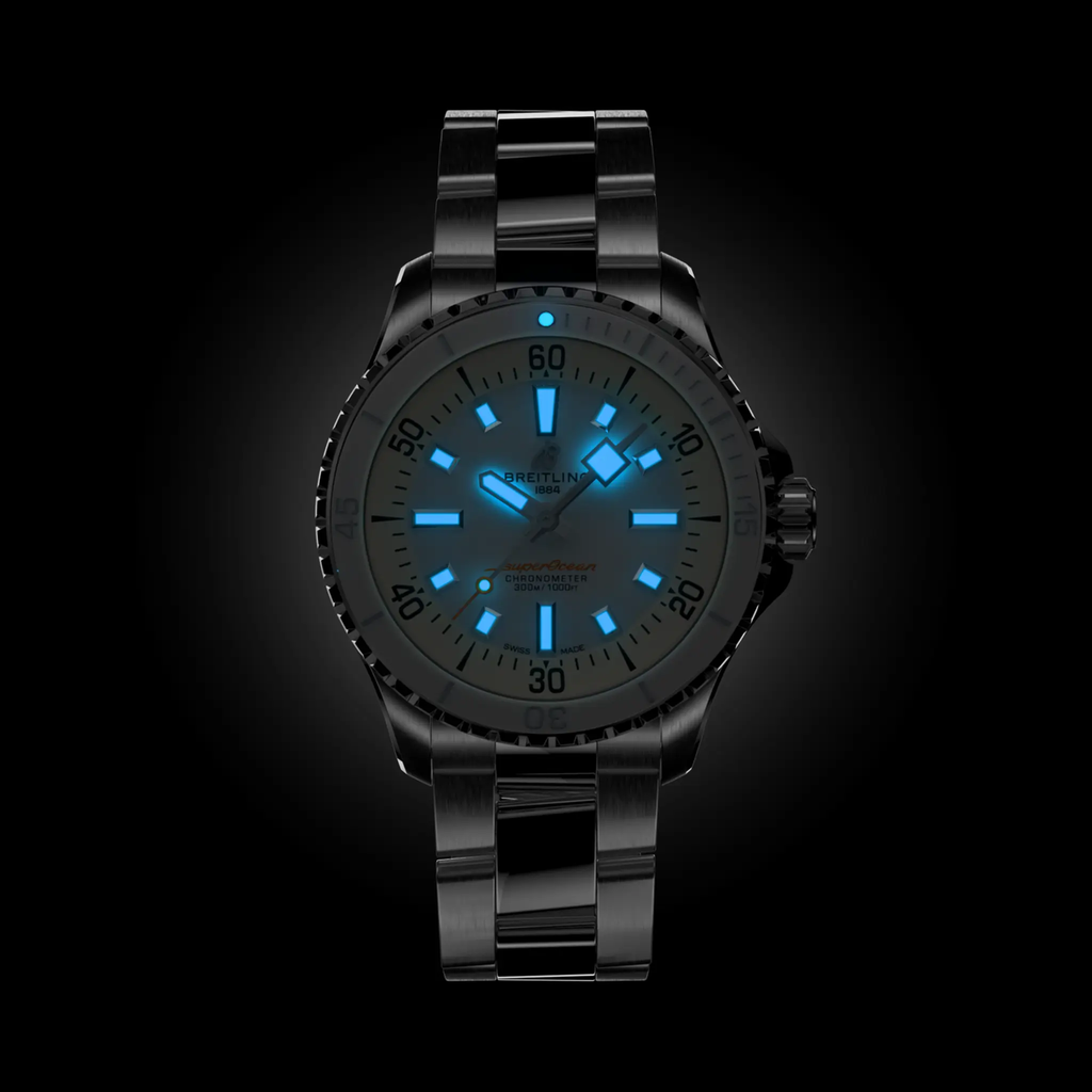 BRT Superocean Automatic 36 Watch with White Dial