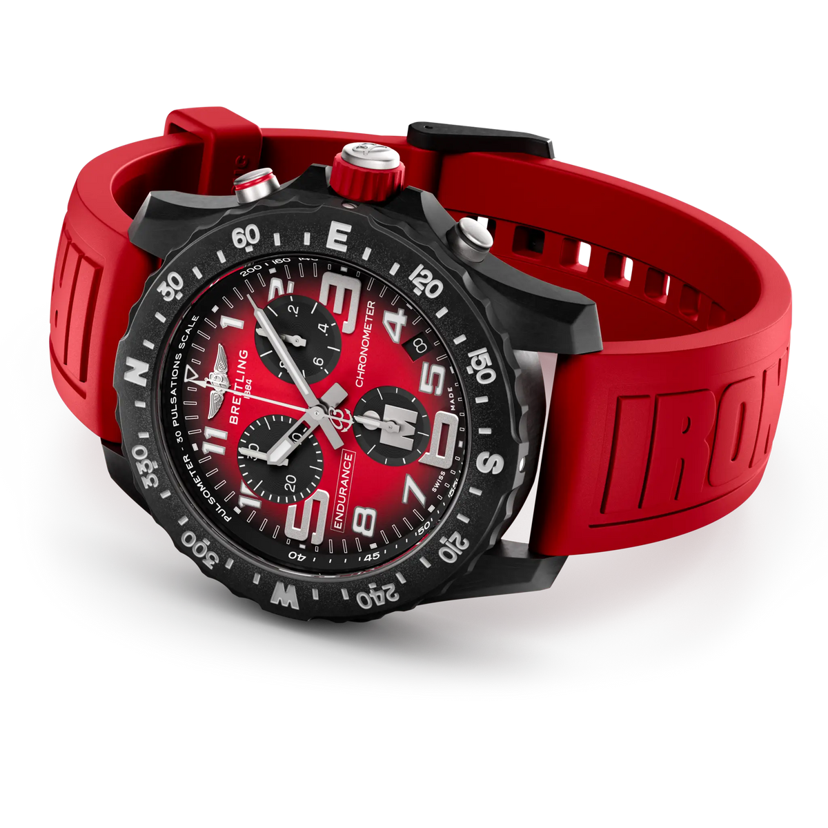 BRT Endurance Pro 44 IRONMAN® Watch with Red Dial