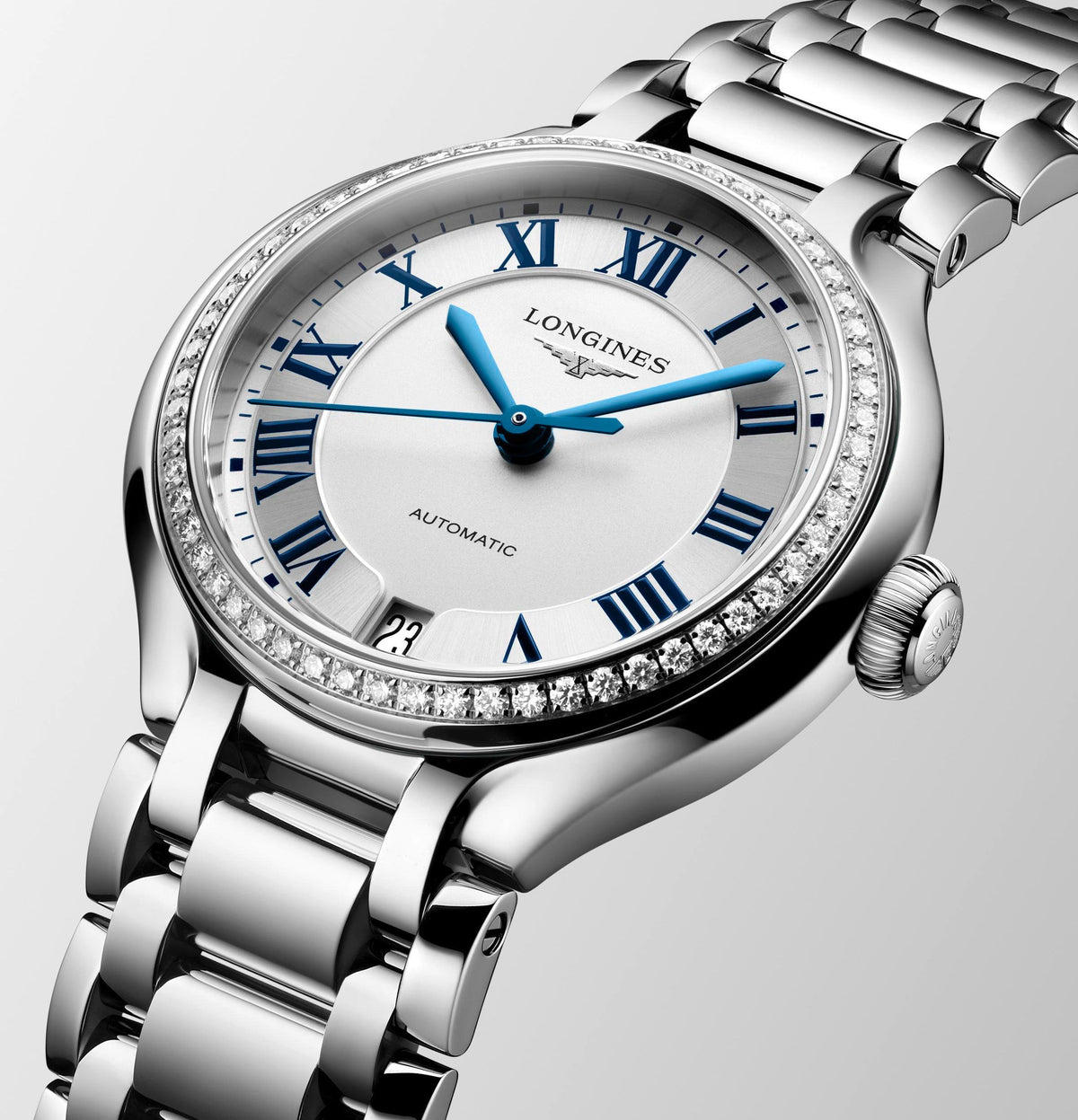 LNGS PrimaLuna 34mm Watch with Diamonds
