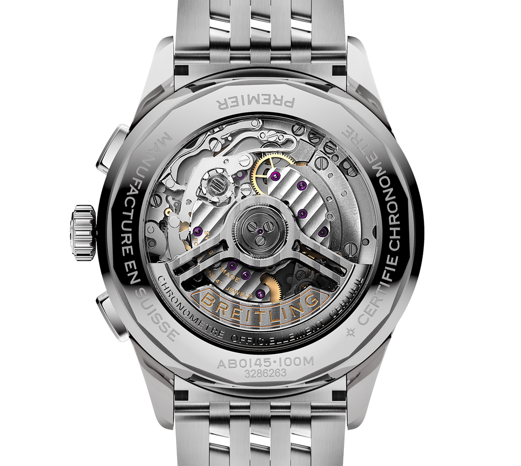 BRT Premier B01 Chronograph 42mm Watch with Green Dial