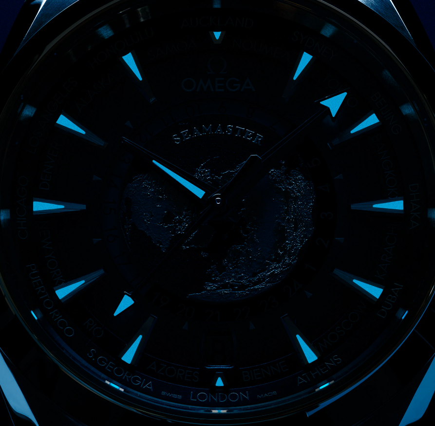 OMG Seamaster Aqua Terra 150m, 43mm with Blue Rubber Strap