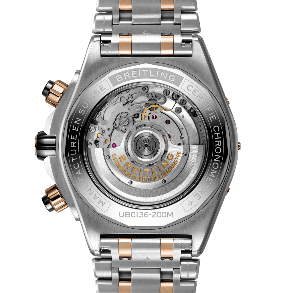 BRT Super Chronomat B01 44 Watch with Green Dial