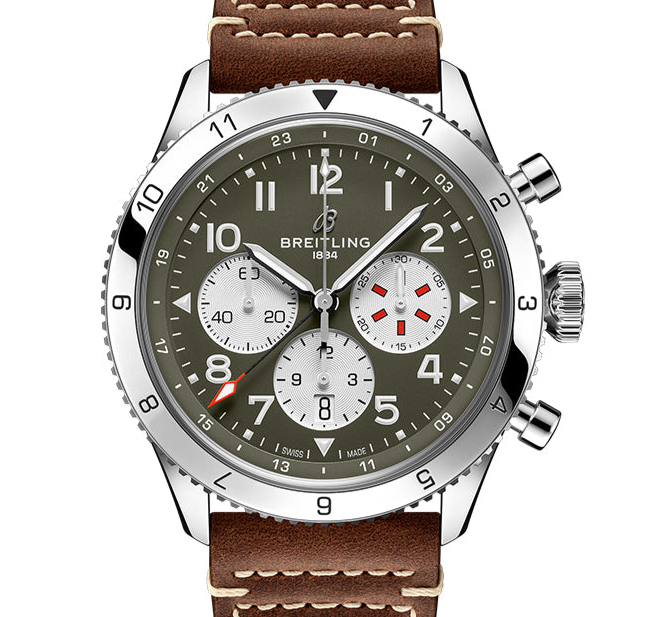BRT Super AVI B04 Chronograph GMT 46 Curtiss Warhawk