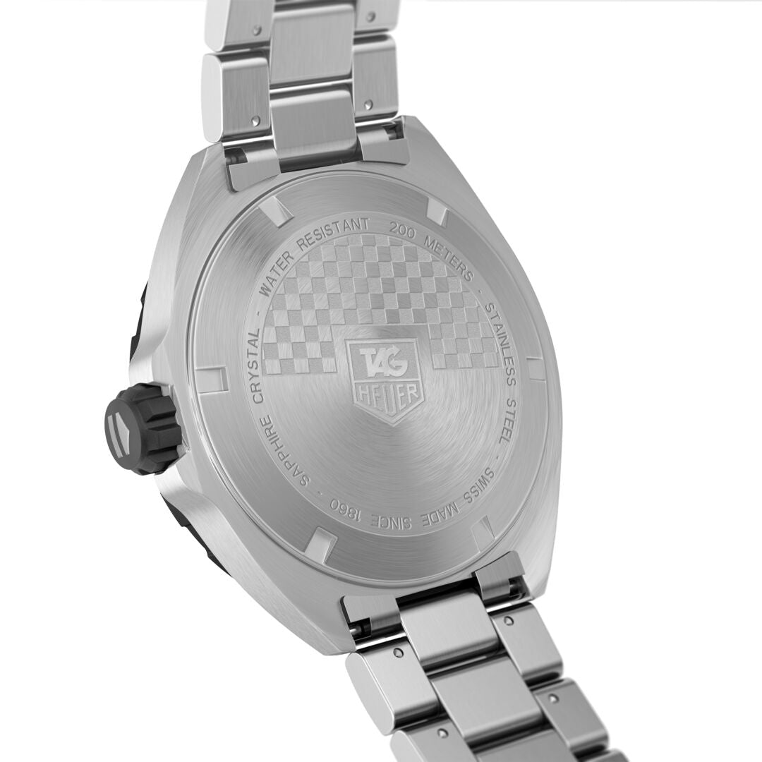 TGHR Formula 1 Men's Black Dial and Black Bezel Watch
