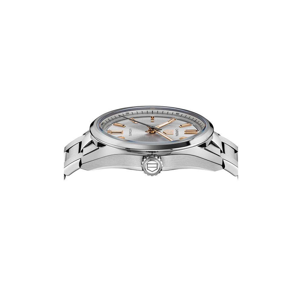 TGHR Carrera Date Watch with Grey Dial