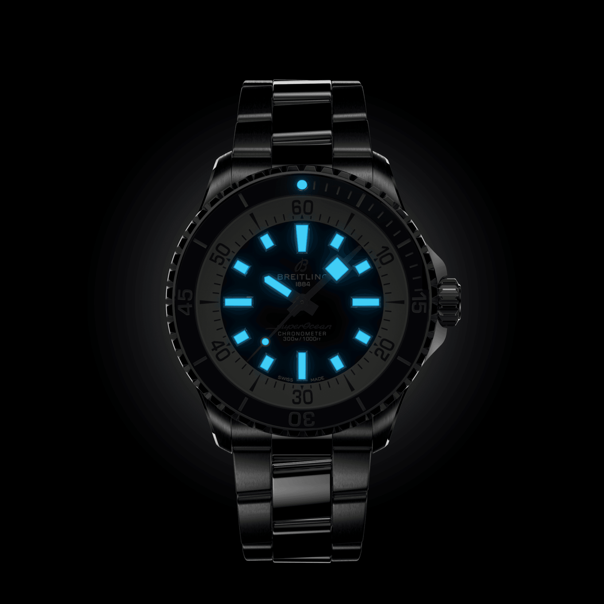 BRT Superocean Blue Watch, 42mm