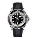 BRT Superocean Black on Rubber Watch, 44mm