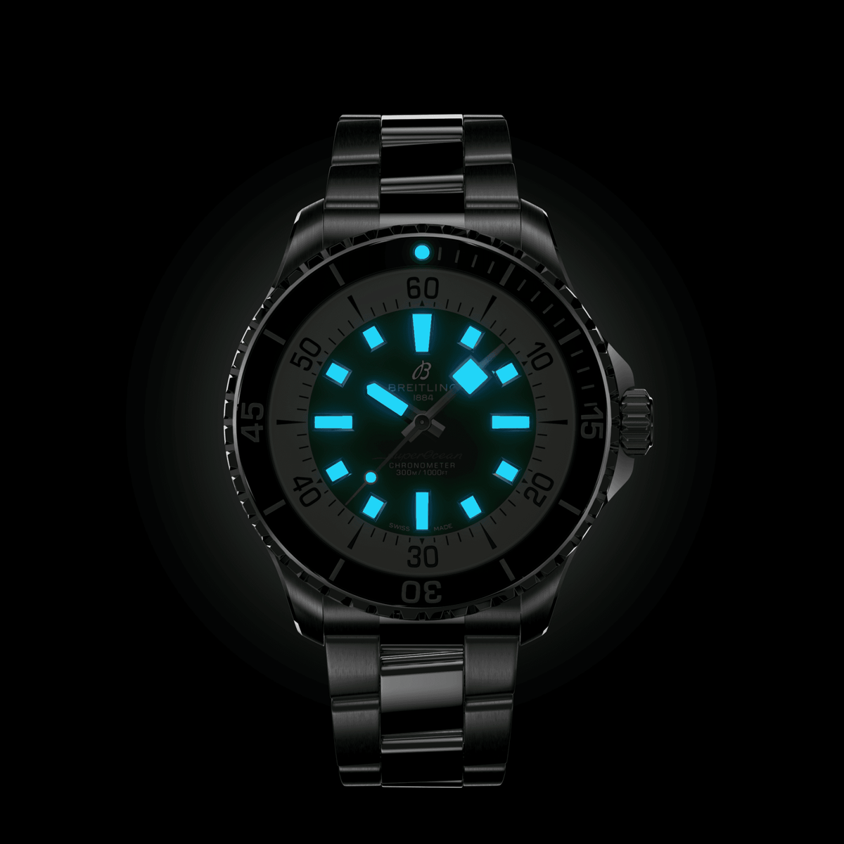 BRT Superocean Green Watch, 44mm