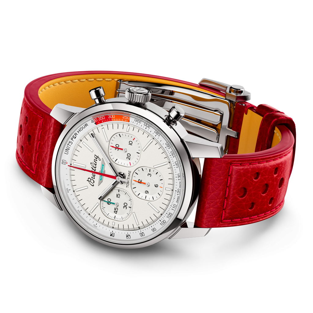 BRT Top Time B01 Ford Thunderbird 41mm Watch with White Dial