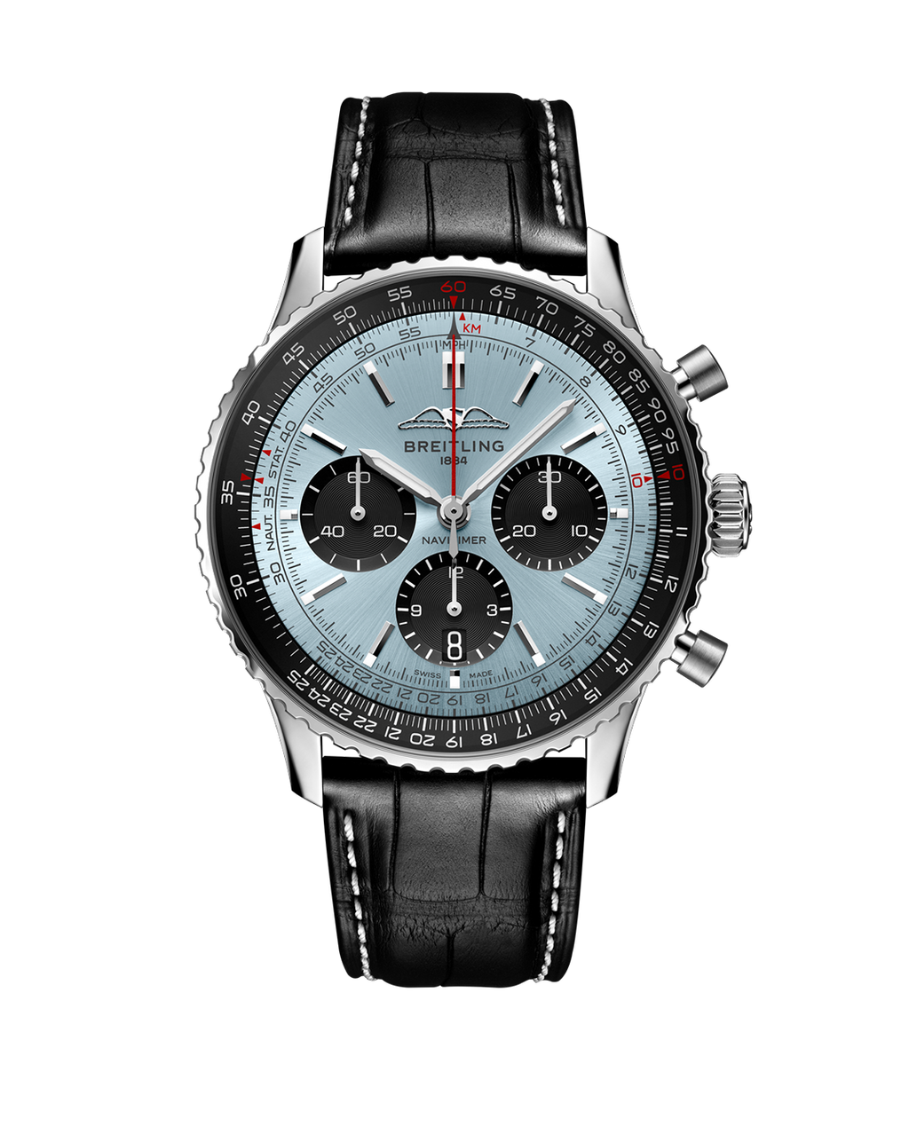 BRT Navitimer B01 43mm Watch with Blue Dial