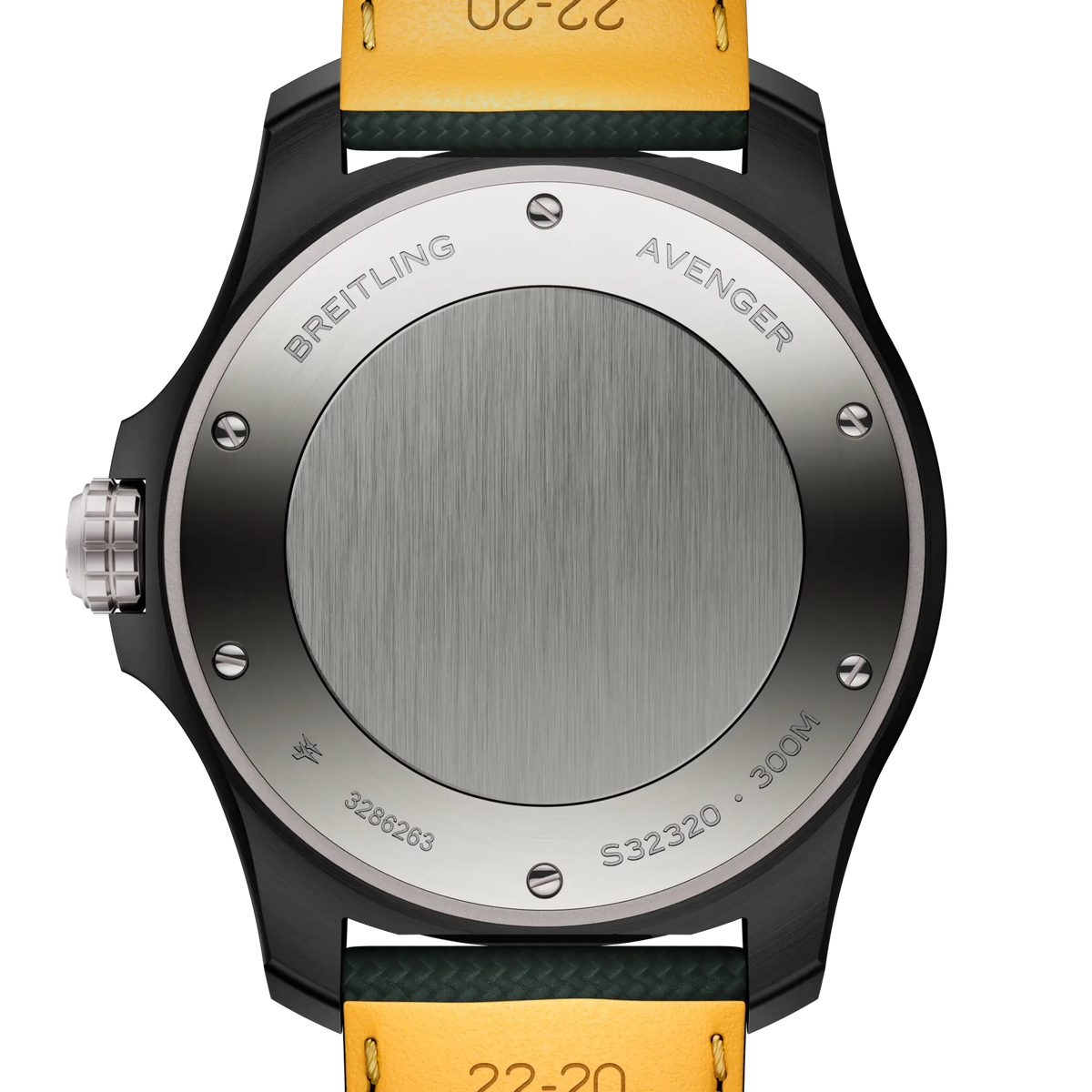 BRT Avenger Automatic GMT 44 Night Mission Watch with Leather Strap