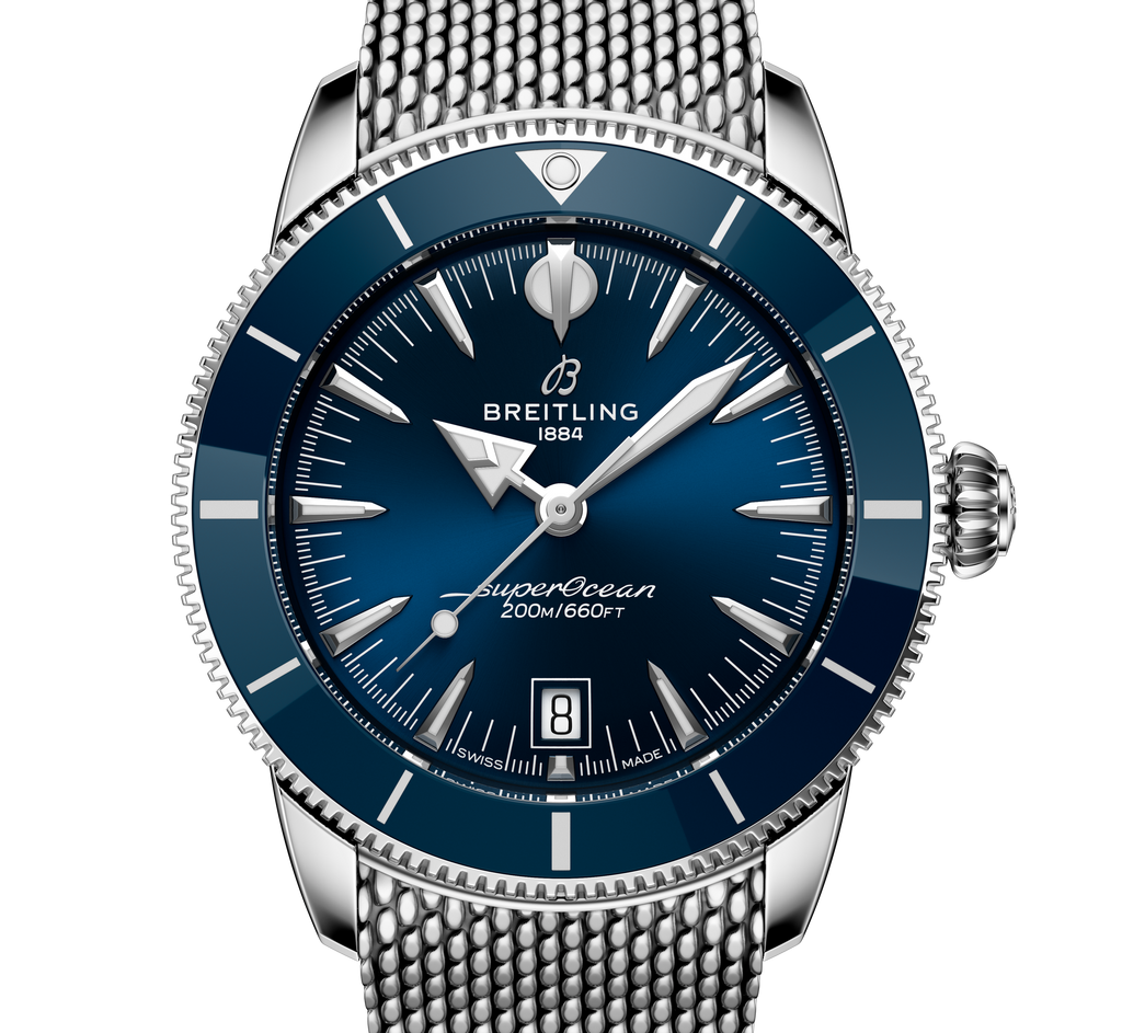 BRT Superocean Heritage B31 Automatic 42 Watch with Blue Dial