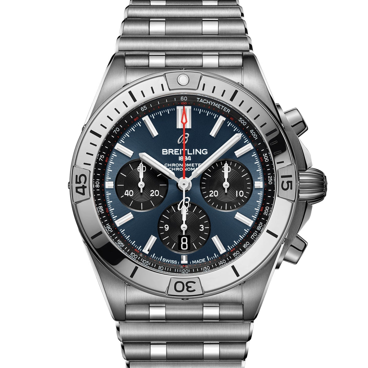 BRT Chronomat B01 42 Steel with Blue Dial